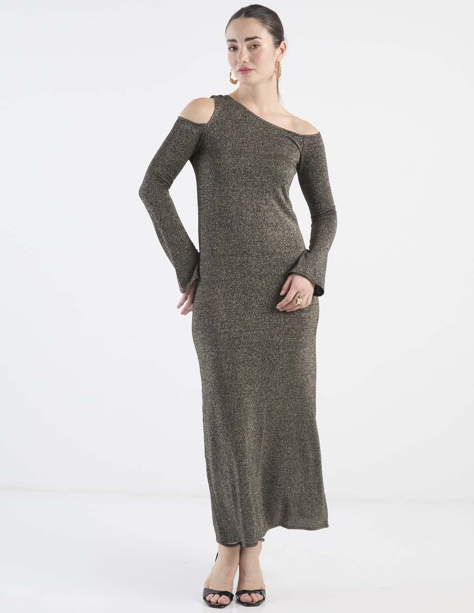 Vestido largo de fiesta escote medio Vestido largo de fiesta escote medio