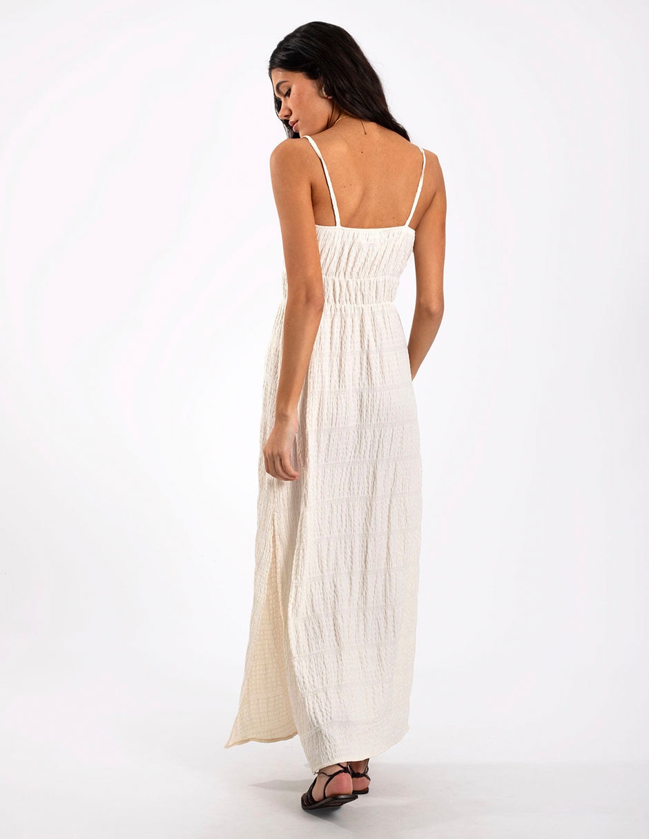 VESTIDO THE ARE V0487 LISO MEZCLA MATER