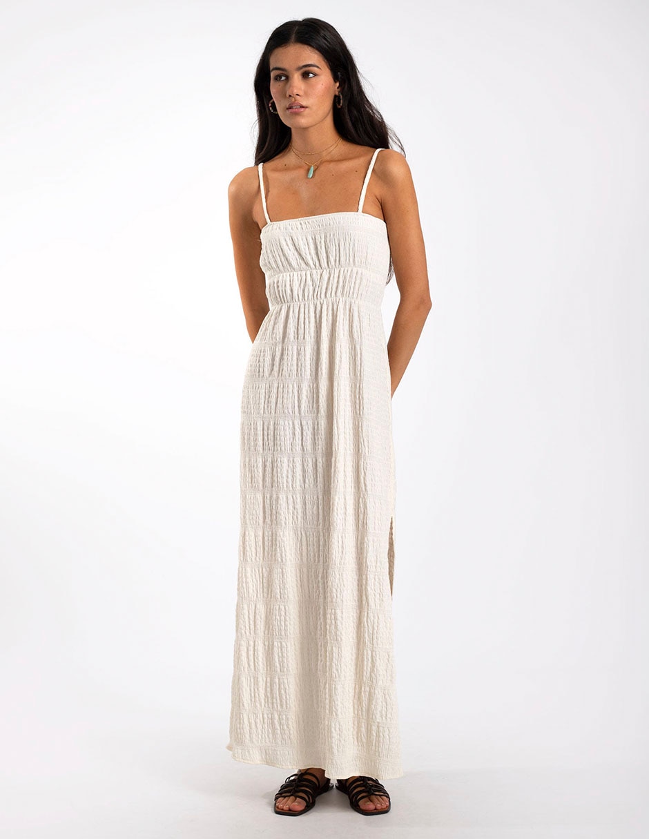VESTIDO THE ARE V0487 LISO MEZCLA MATER