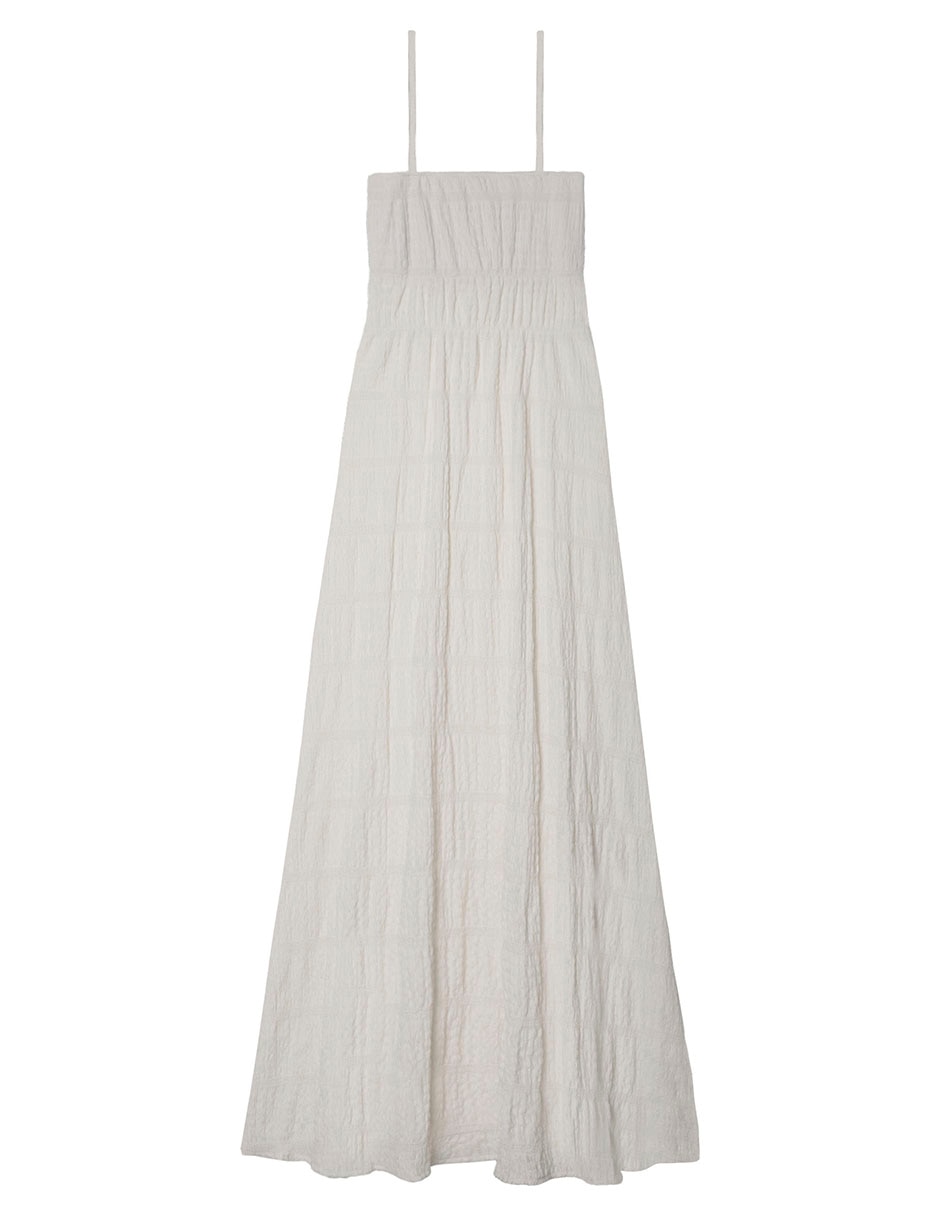 VESTIDO THE ARE V0487 LISO MEZCLA MATER