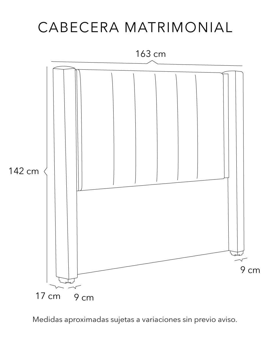 Cabecera Linz de madera y tela 6