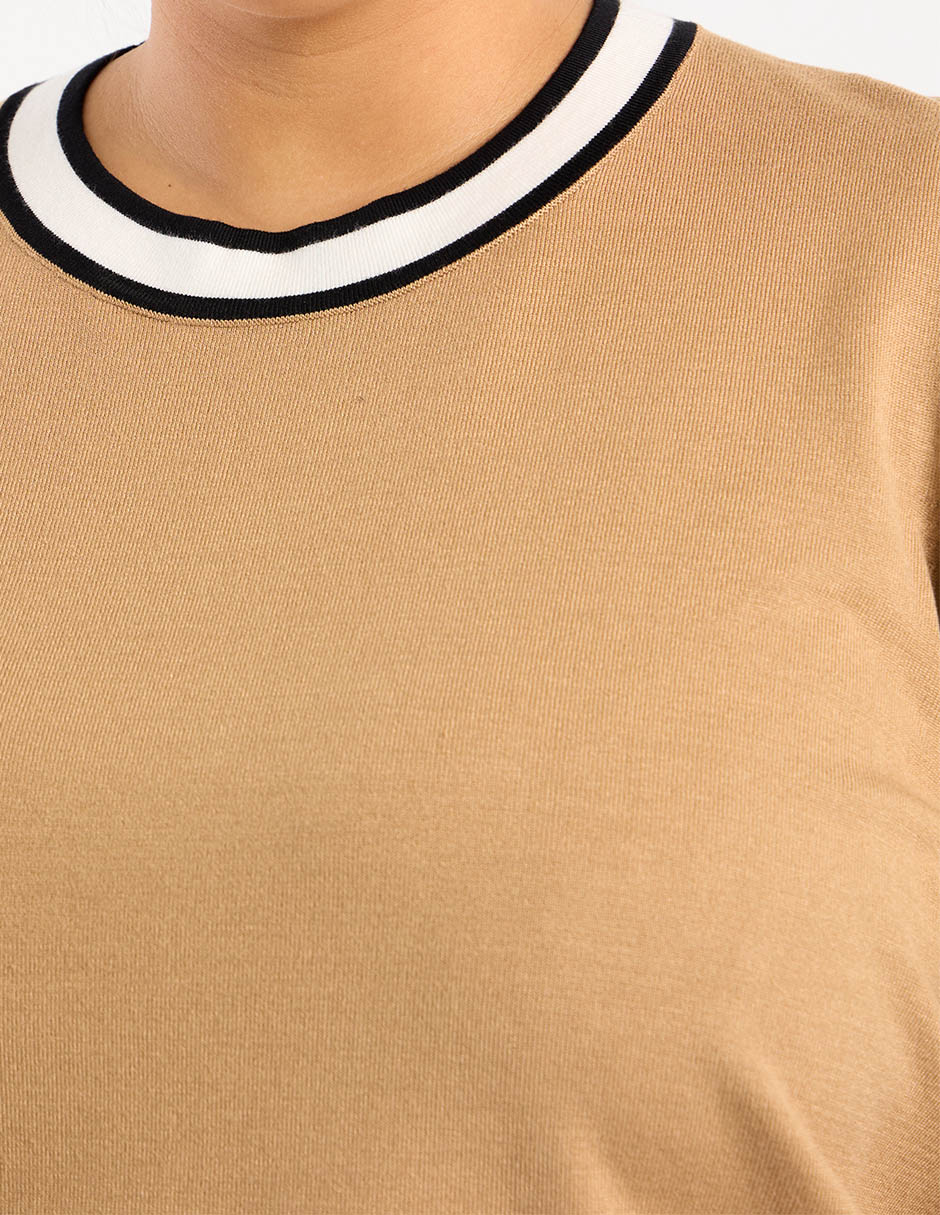 Blusa manga al codo para mujer 9