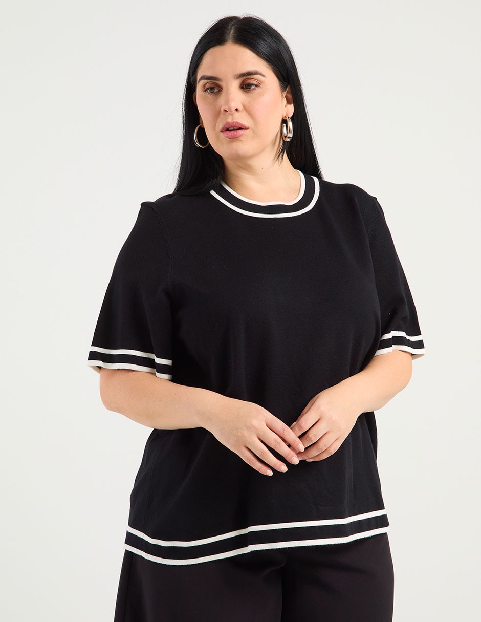Blusa manga corta para mujer 1