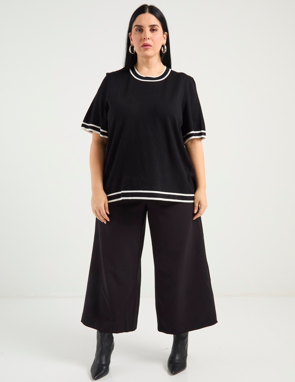 Blusa manga corta para mujer 7
