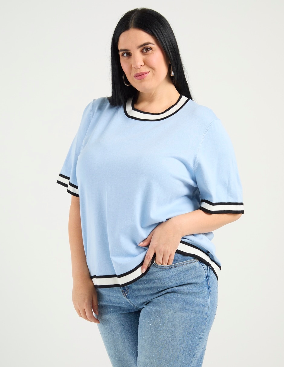 Blusa manga corta para mujer 1