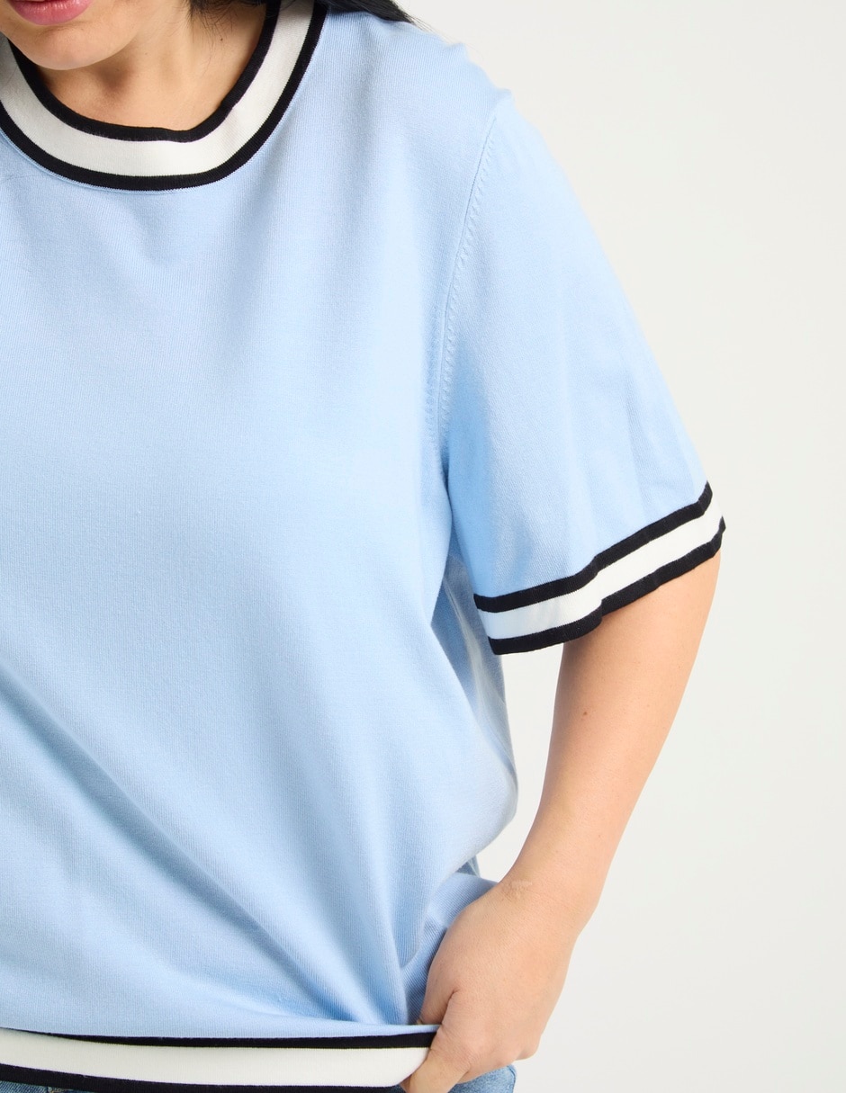Blusa manga corta para mujer 10