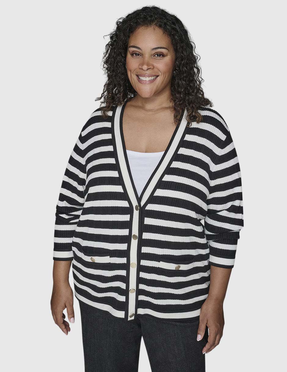 Suéter cuello v para mujer