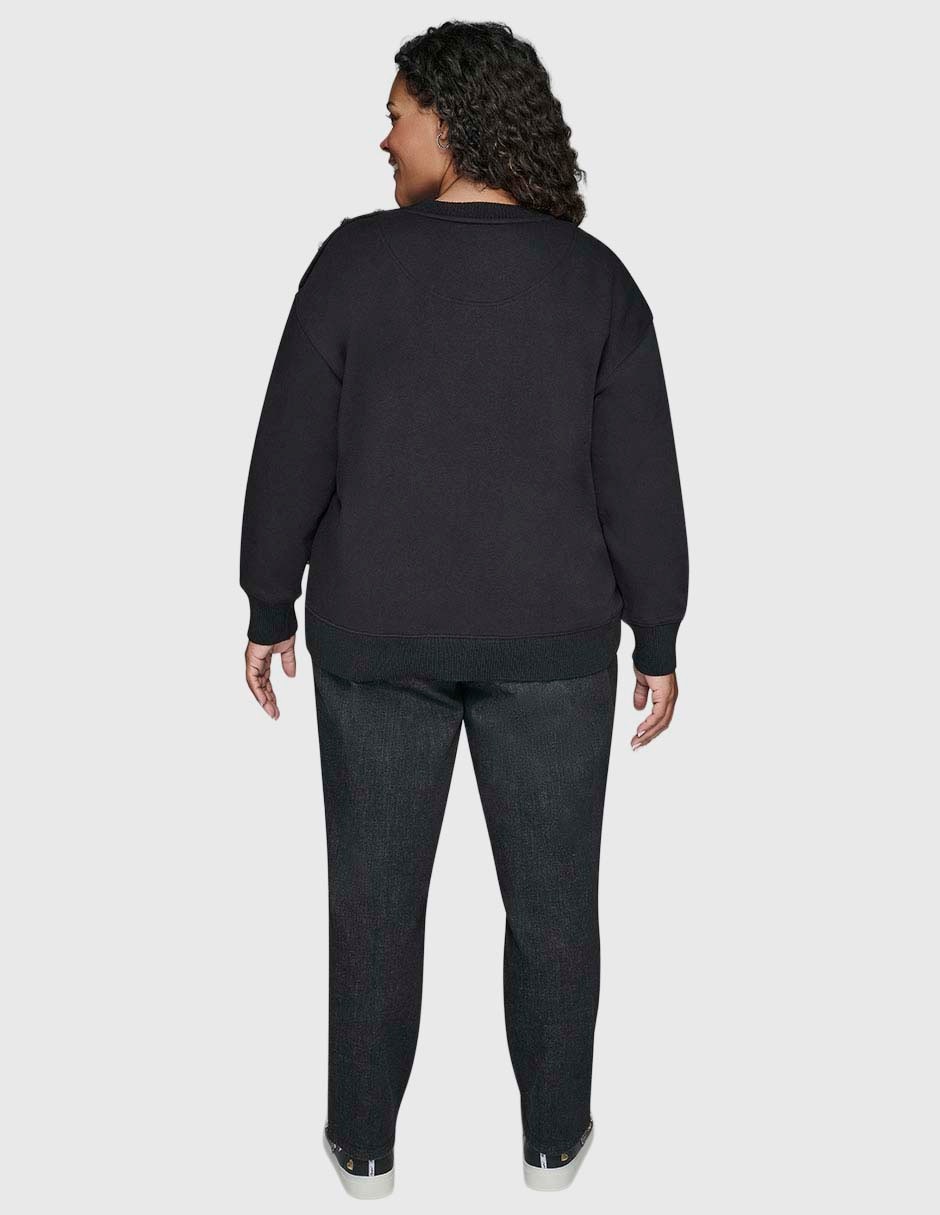 Suéter Karl Lagerfeld Paris cuello redondo para mujer