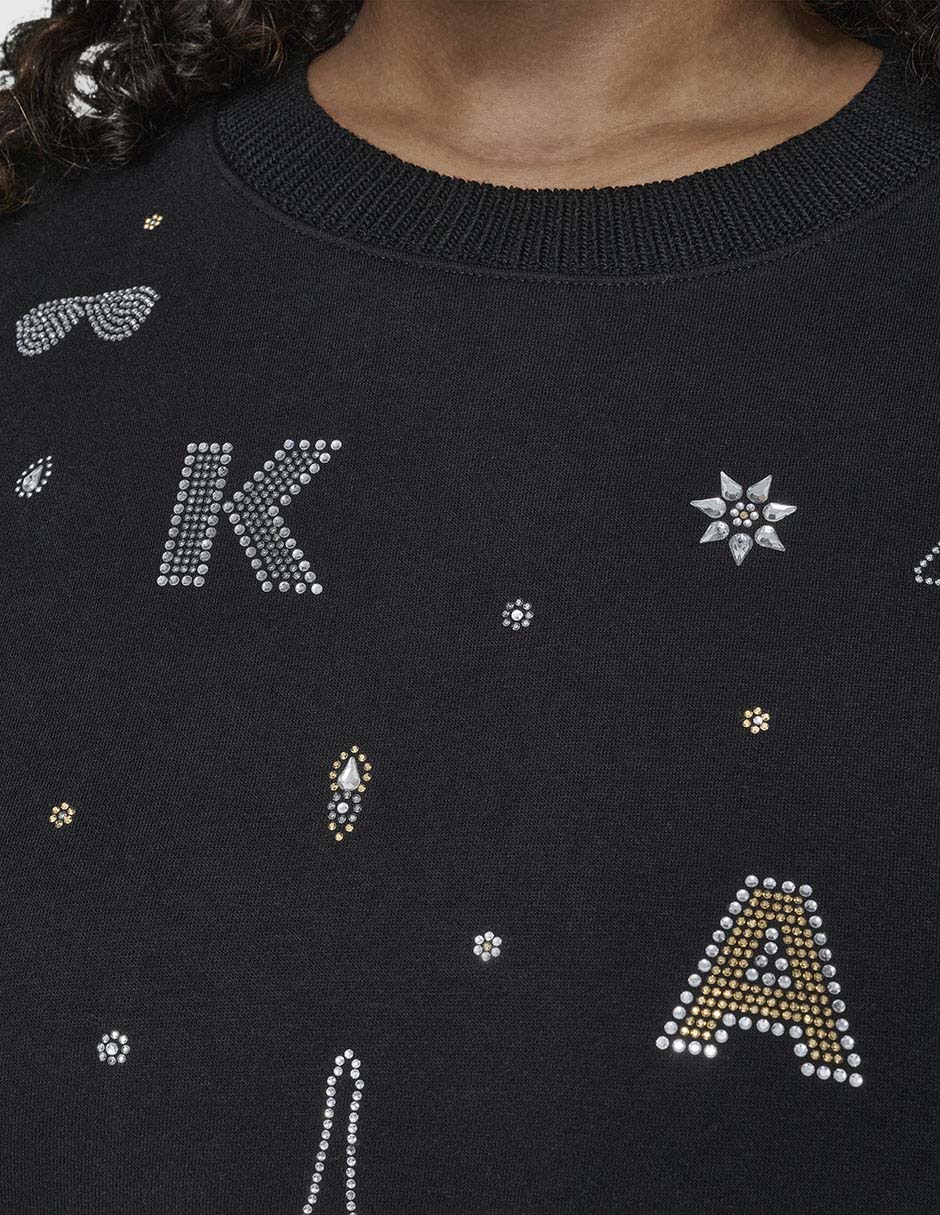 Suéter Karl Lagerfeld Paris cuello redondo para mujer