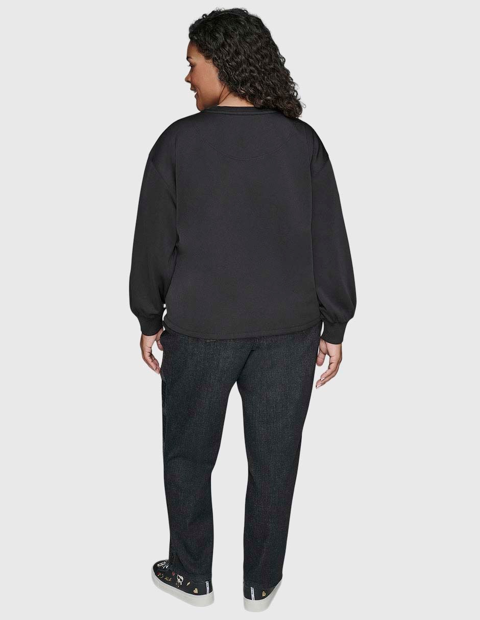 Suéter Karl Lagerfeld Paris cuello redondo para mujer