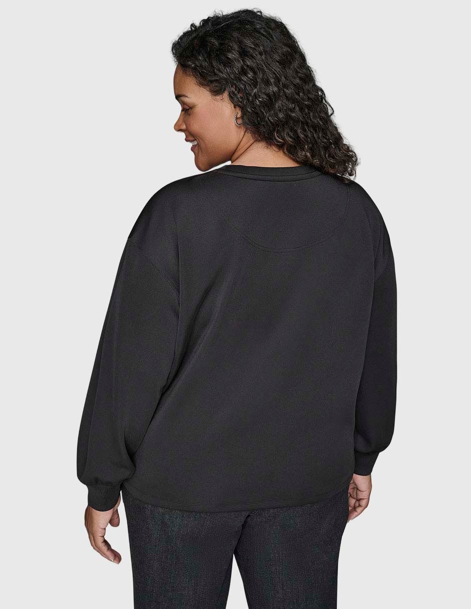 Suéter Karl Lagerfeld Paris cuello redondo para mujer