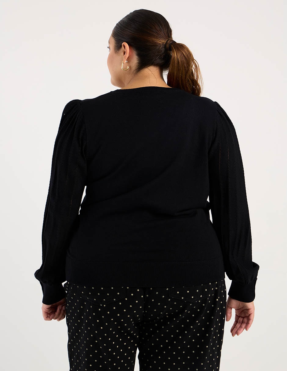 Suéter Karl Lagerfeld Paris cuello v para mujer