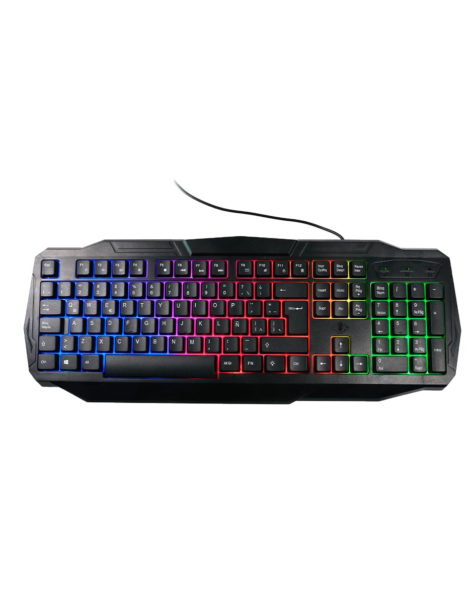 Mouse y teclado combo 4 en 1 alámbrico 7