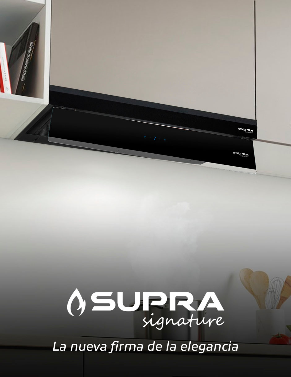 Campana de pared Supra Darkfall 90 de acero