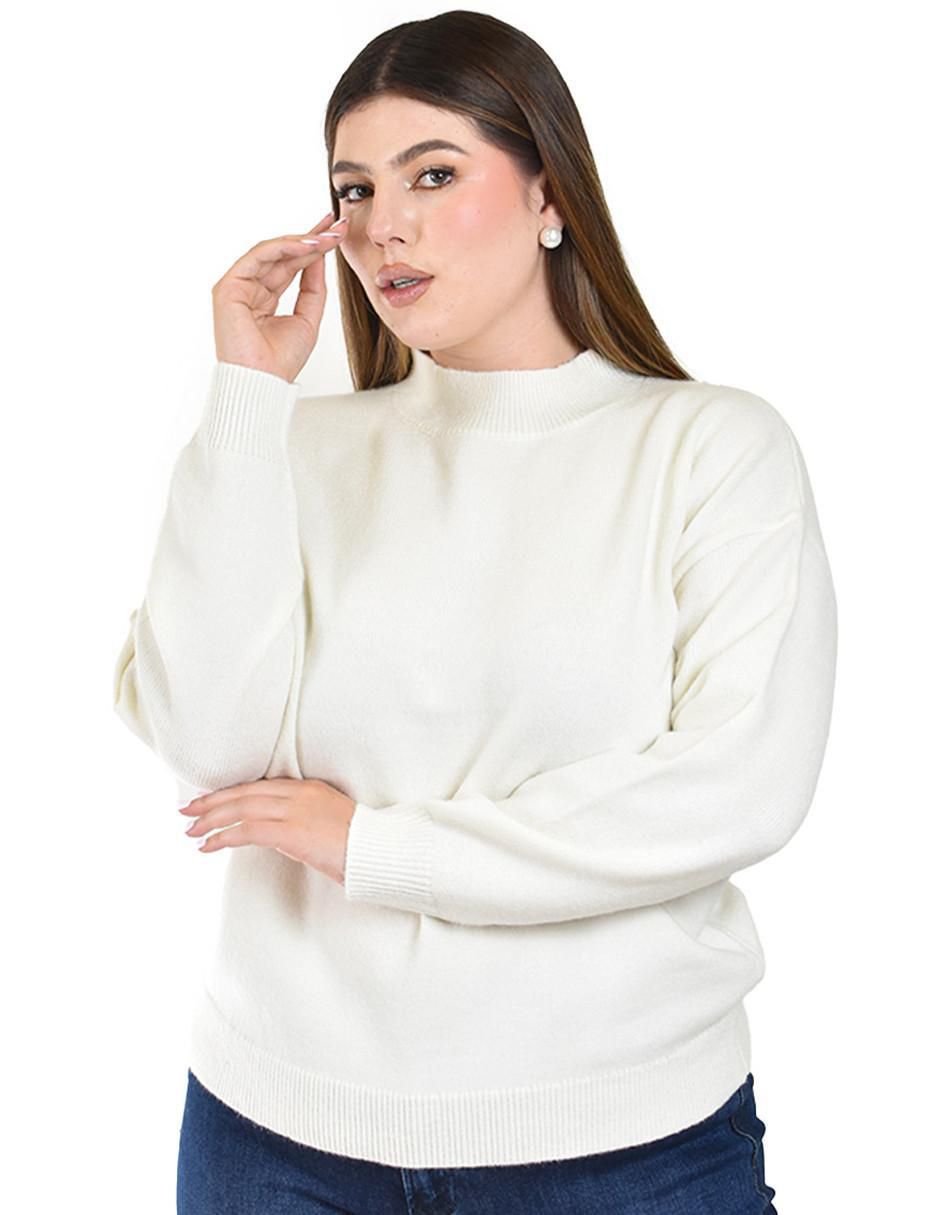 Suéter Roman Fashion cuello redondo para mujer