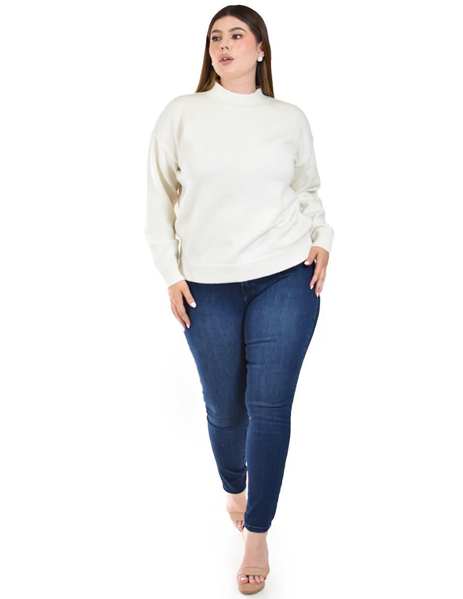 Suéter Roman Fashion cuello redondo para mujer