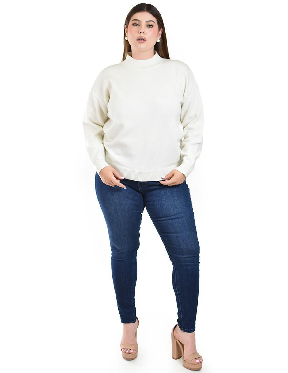 Suéter Roman Fashion cuello redondo para mujer