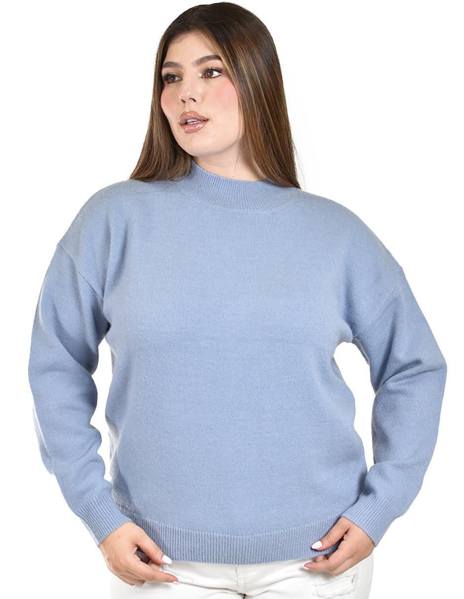 Suéter Roman Fashion cuello redondo para mujer