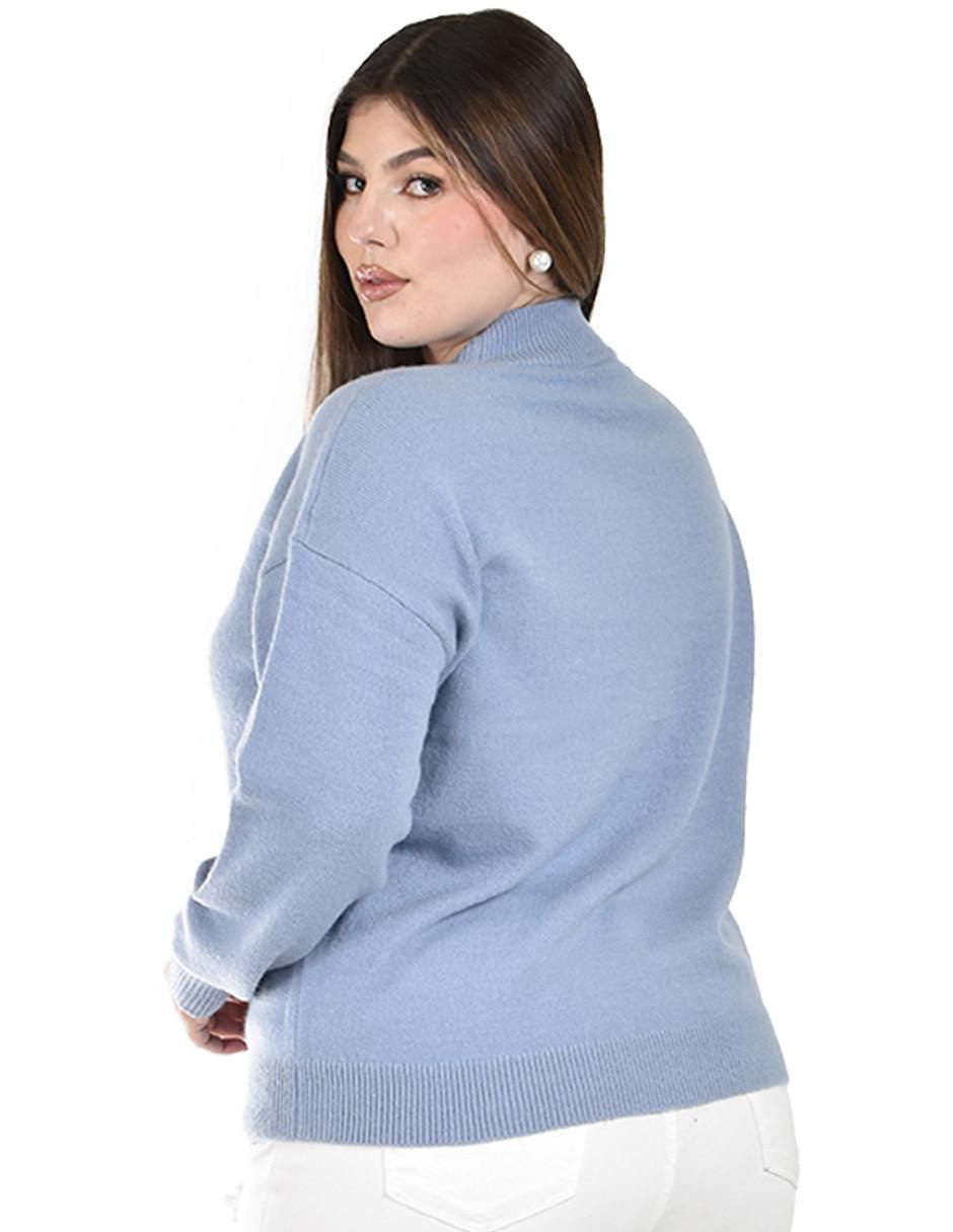 Suéter Roman Fashion cuello redondo para mujer