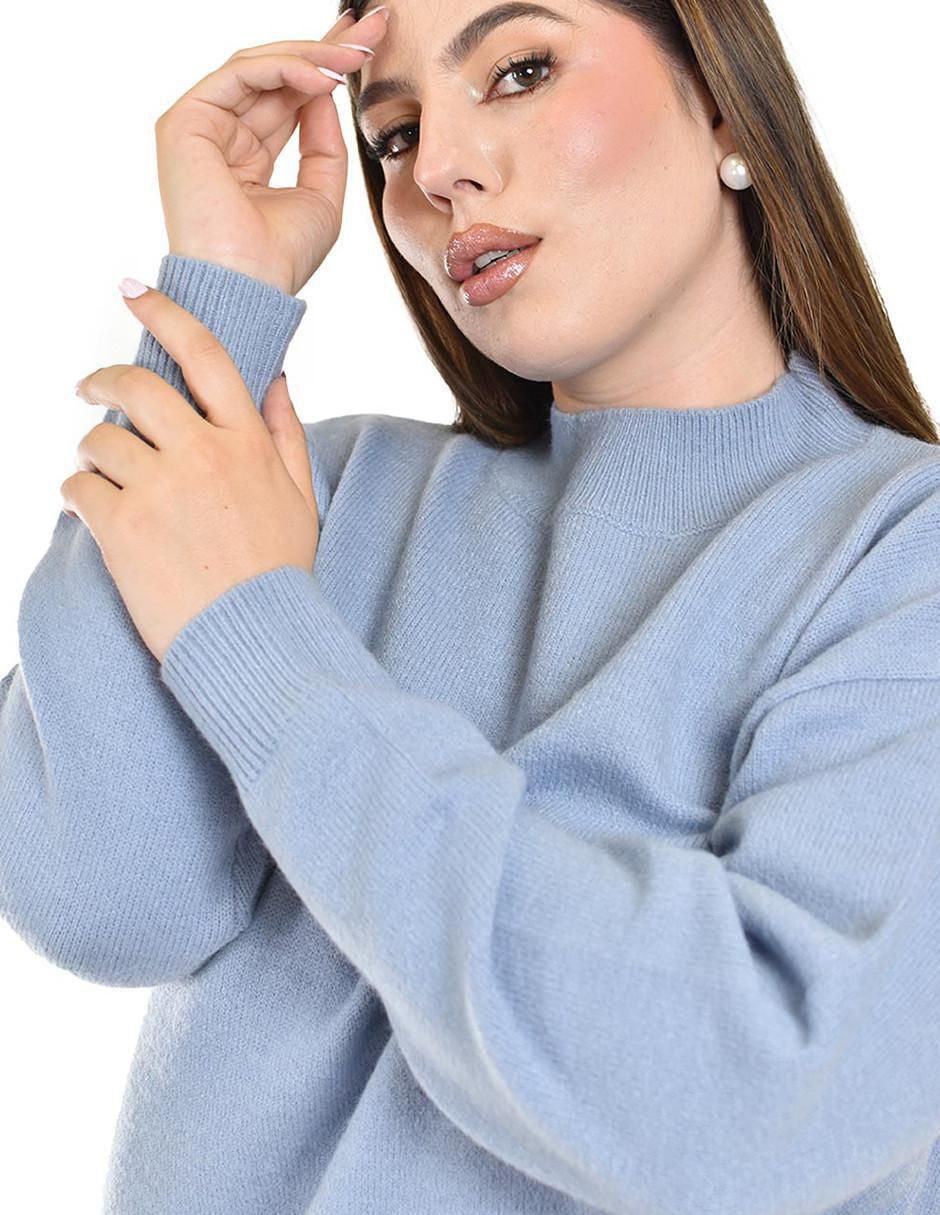 Suéter Roman Fashion cuello redondo para mujer