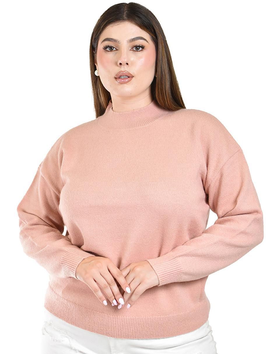 Suéter cuello redondo para mujer