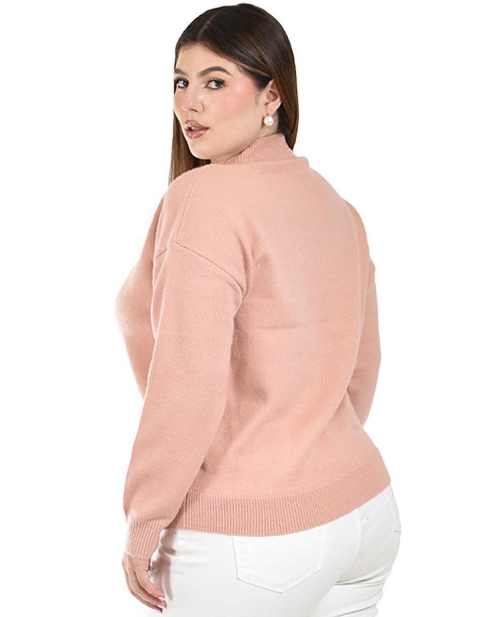 Suéter cuello redondo para mujer