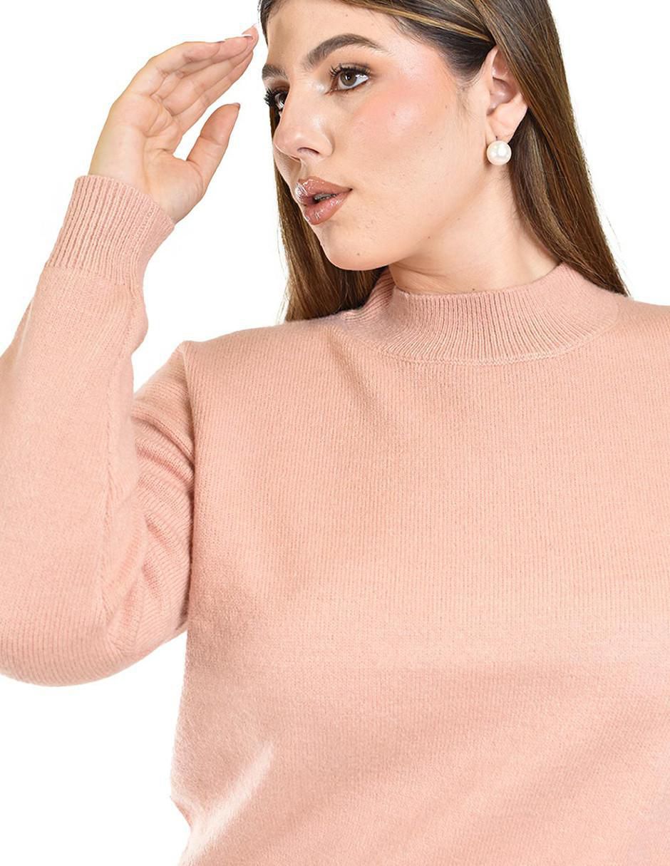 Suéter cuello redondo para mujer
