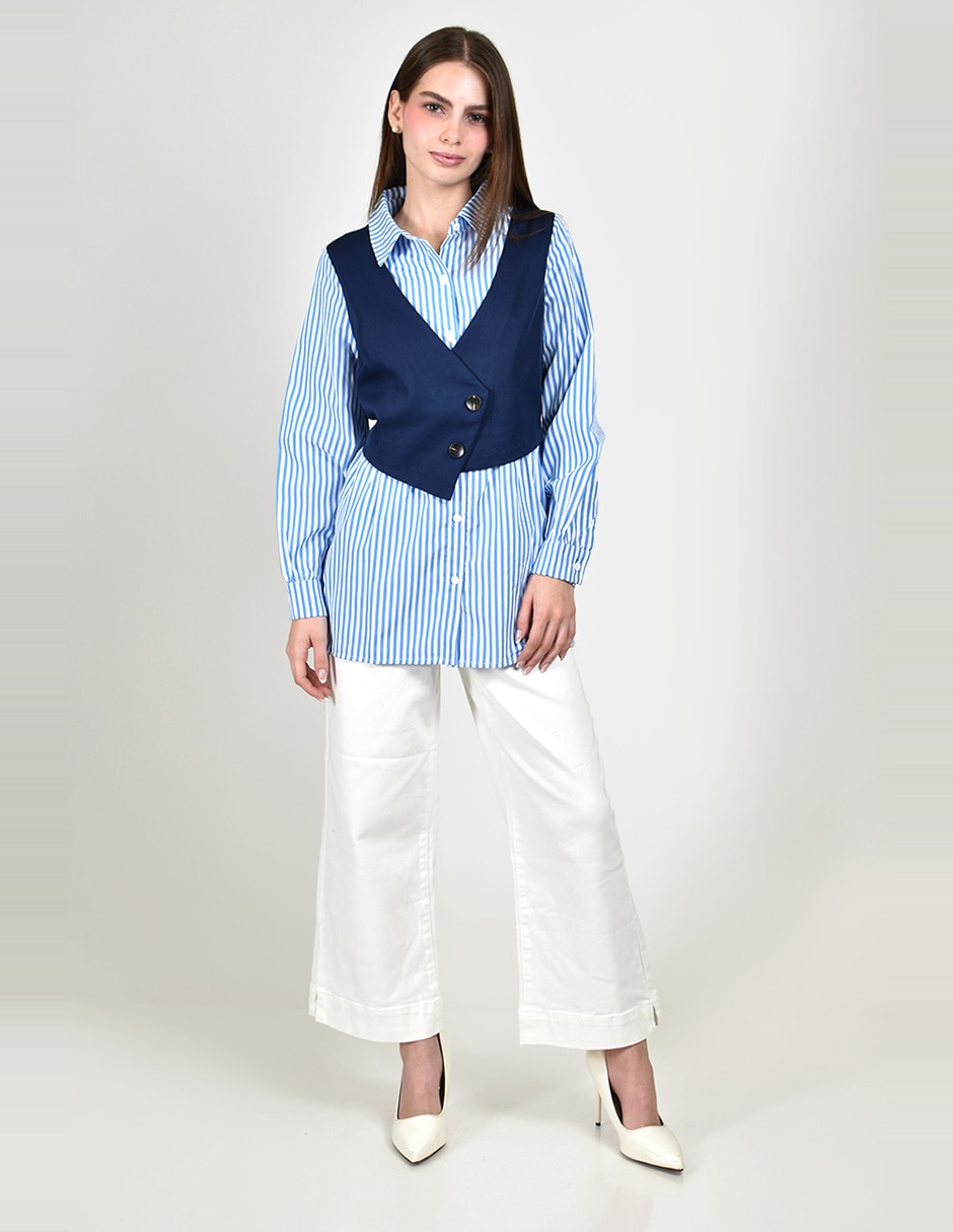 Blusa manga larga para mujer 6