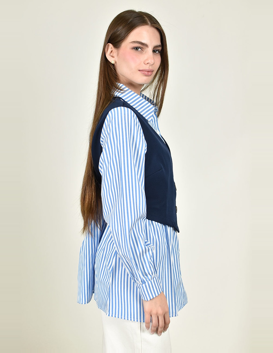 Blusa manga larga para mujer 8