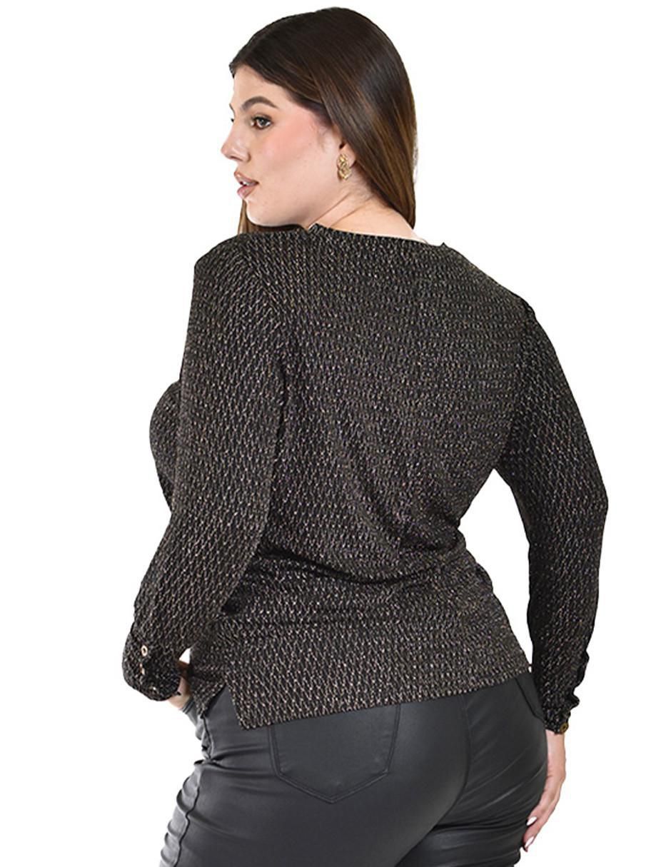Blusa manga larga para mujer 8