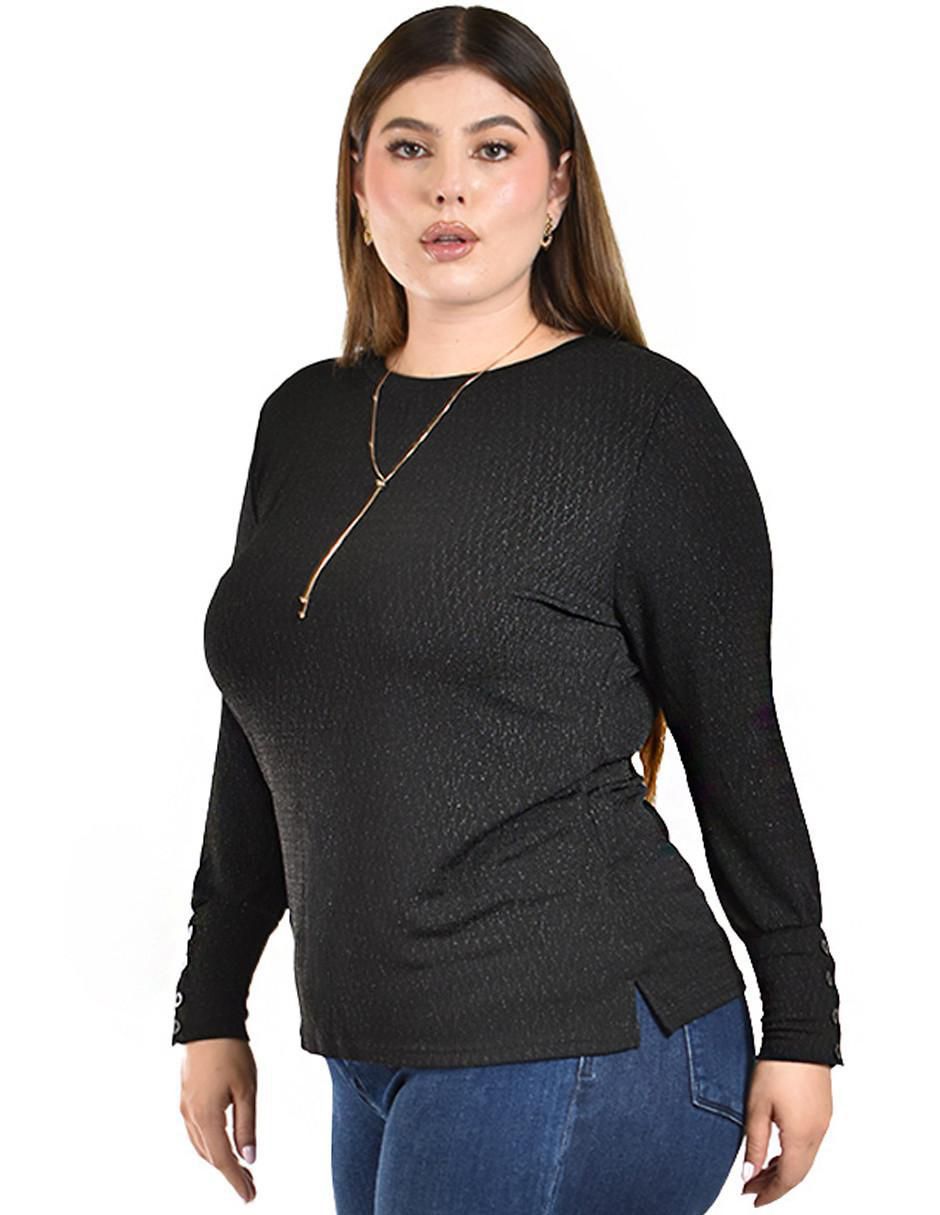 Blusa manga larga para mujer 8