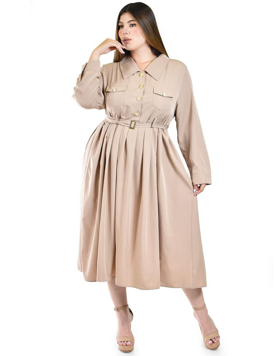 Vestido midi casual para mujer Vestido midi casual para mujer