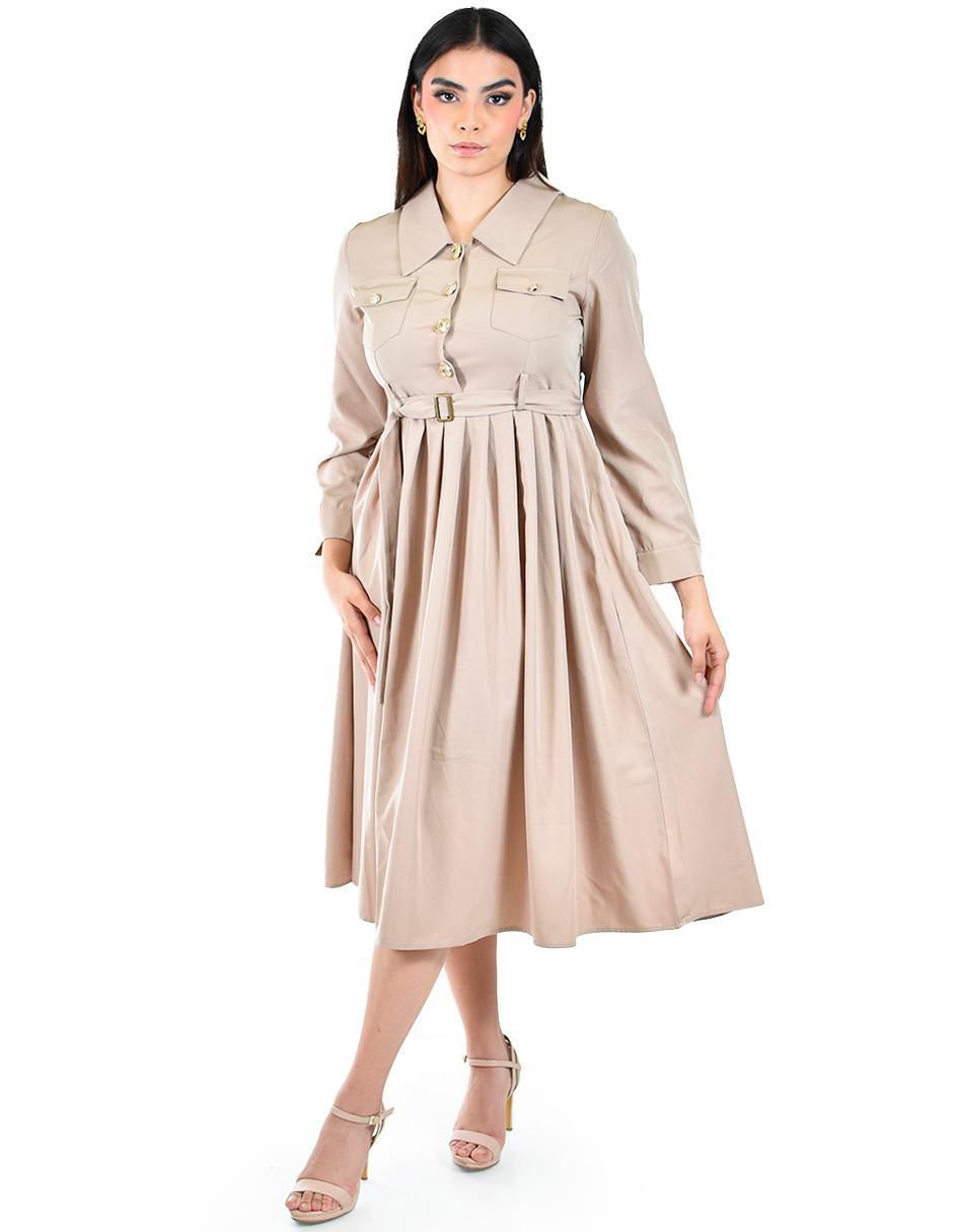 Vestido midi casual para mujer Vestido midi casual para mujer