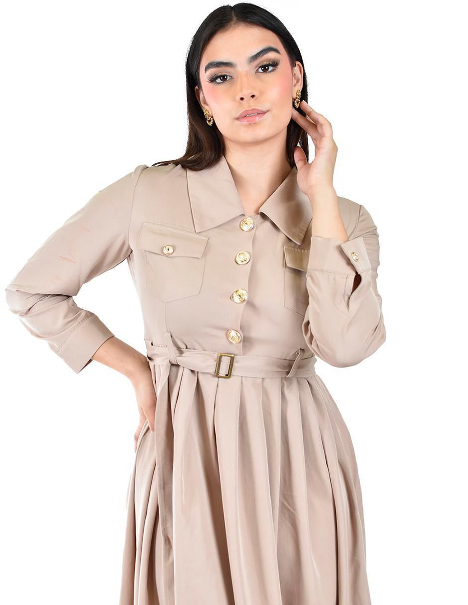 Vestido midi casual para mujer