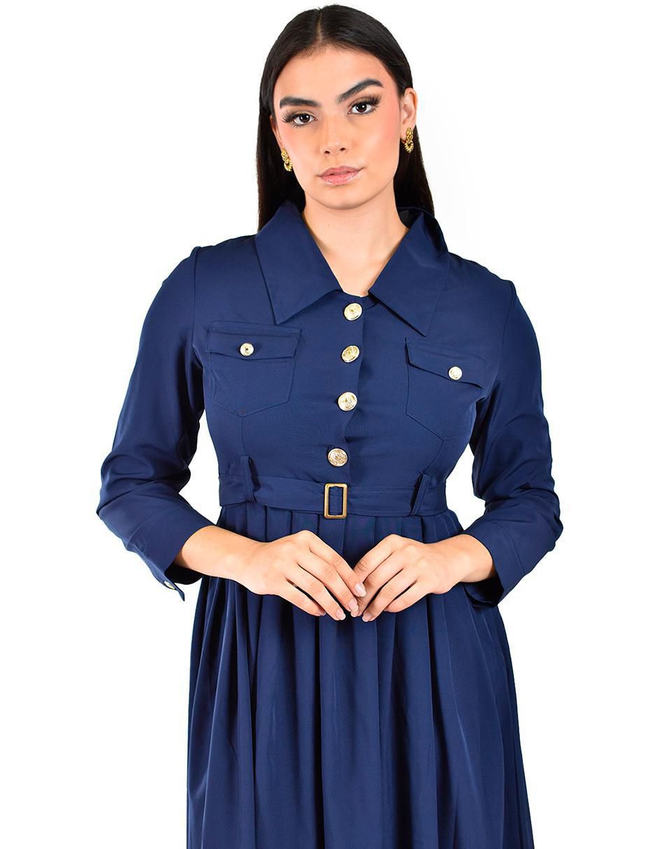 Vestido midi casual para mujer