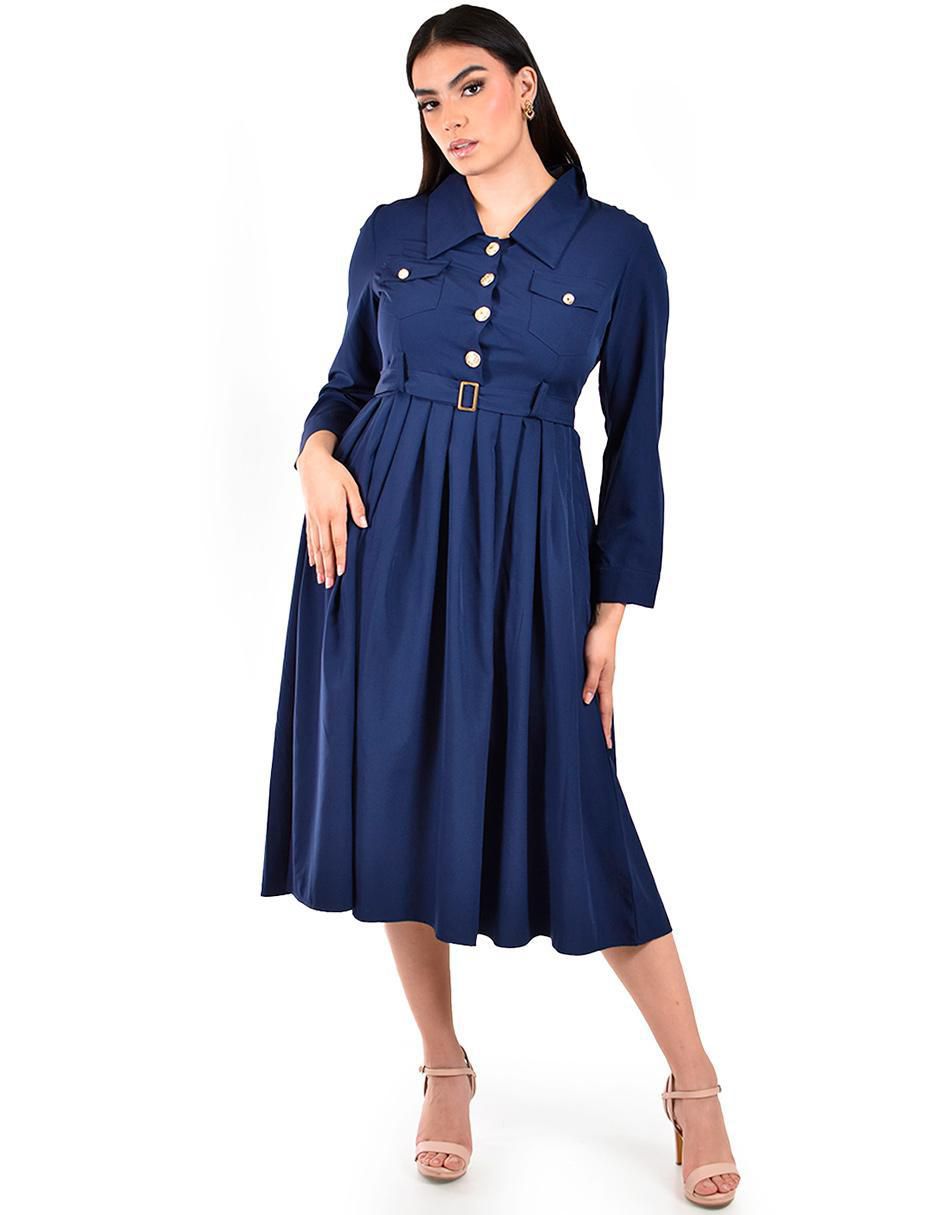 Vestido midi casual para mujer