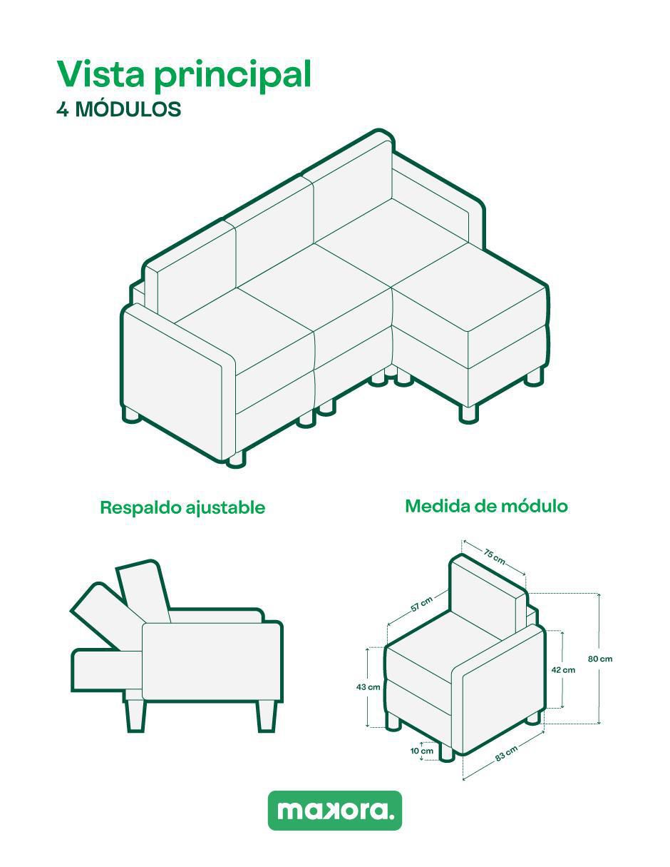 Sala modular de chenille 13