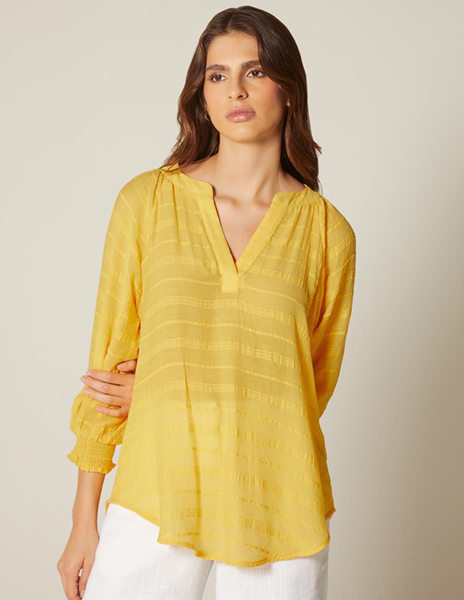 Blusa manga 3/4 para mujer 1