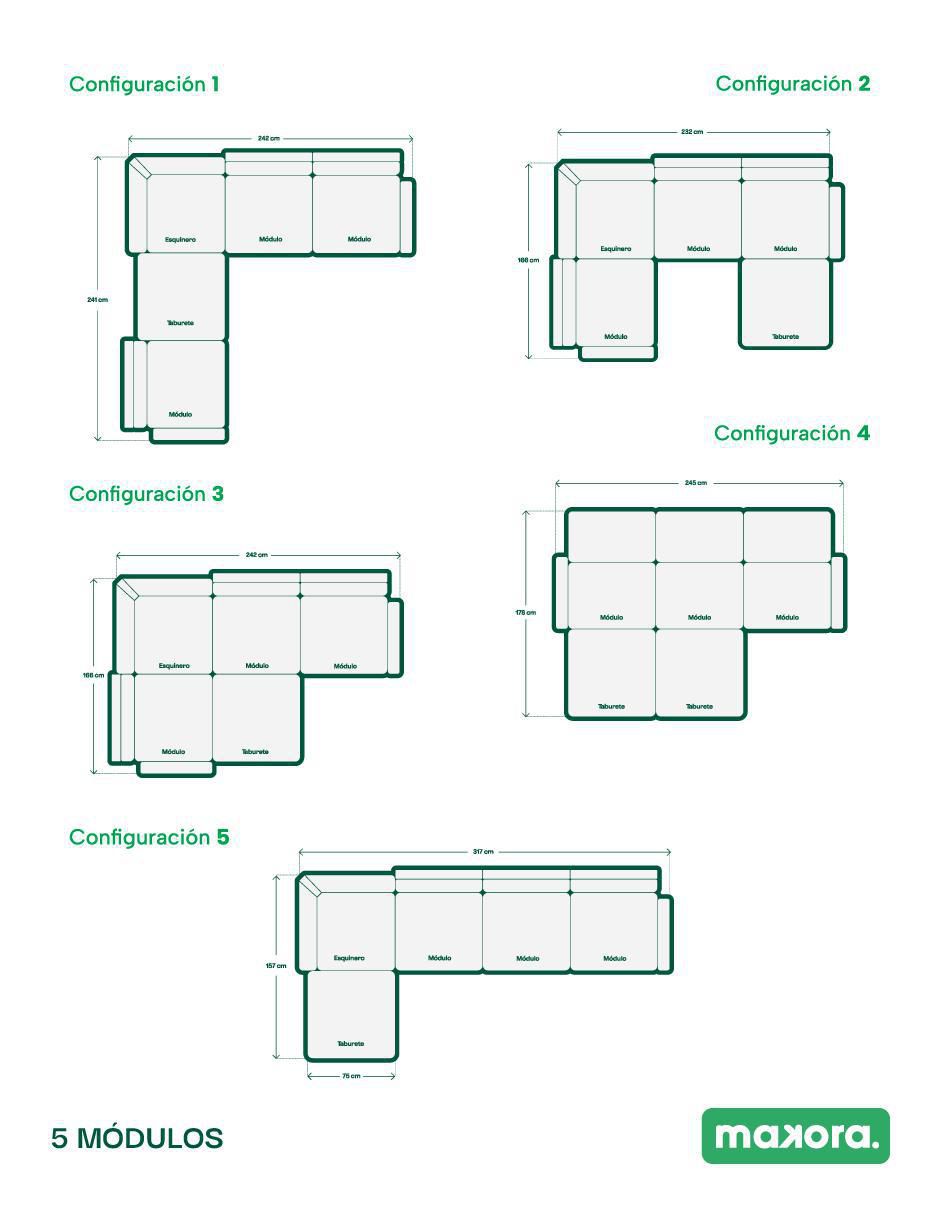 Sala modular de chenille 13