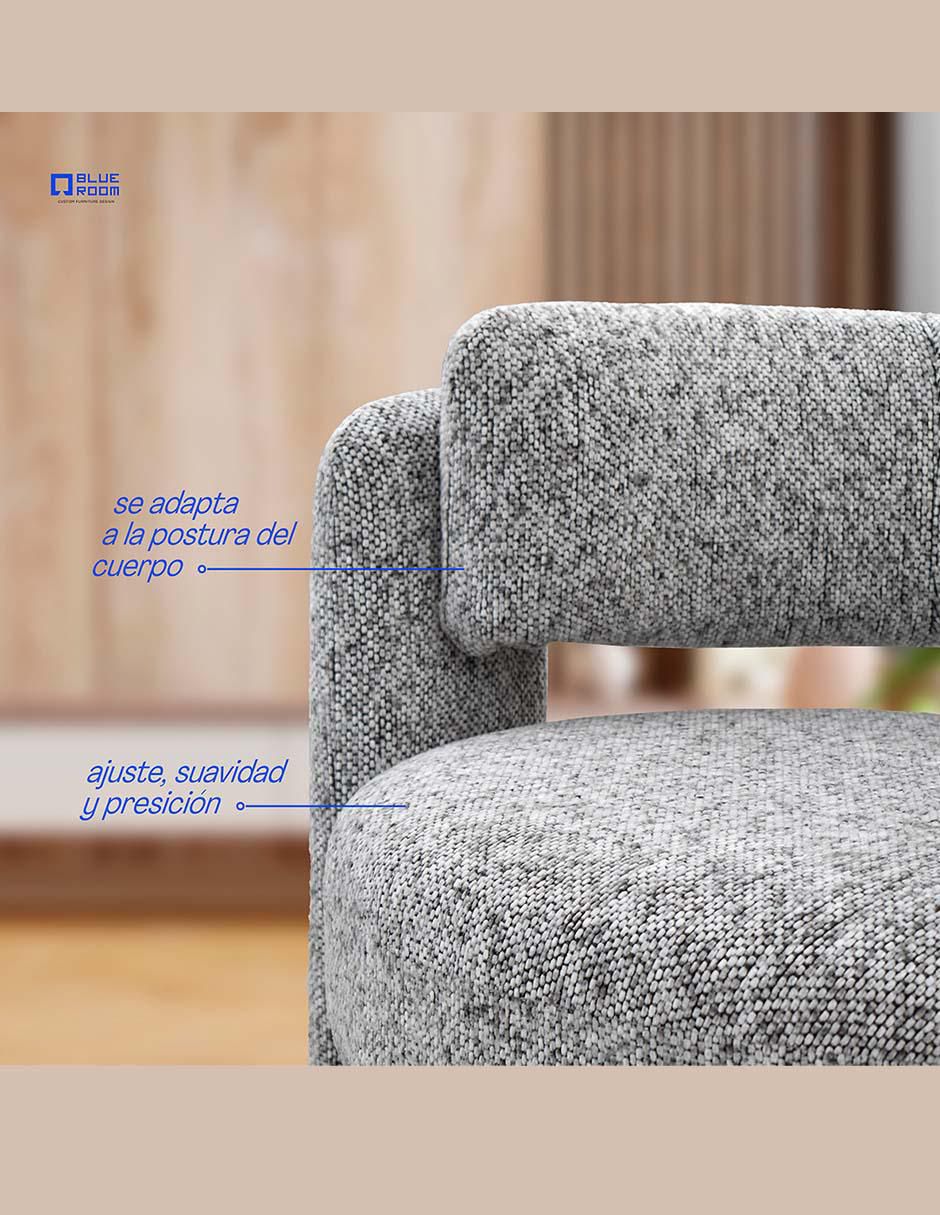 Sillón ocasional Blue Room de madera
