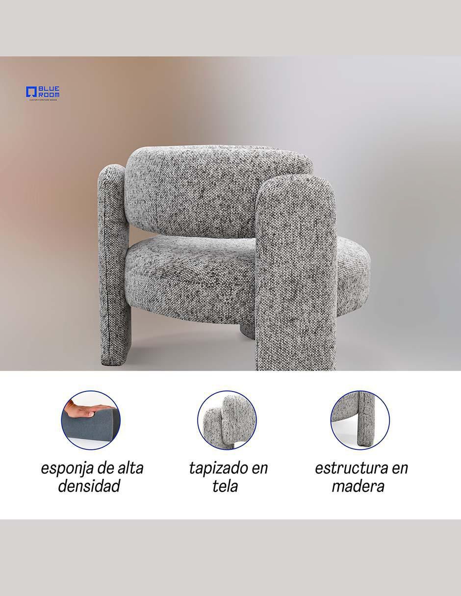 Sillón ocasional Blue Room de madera