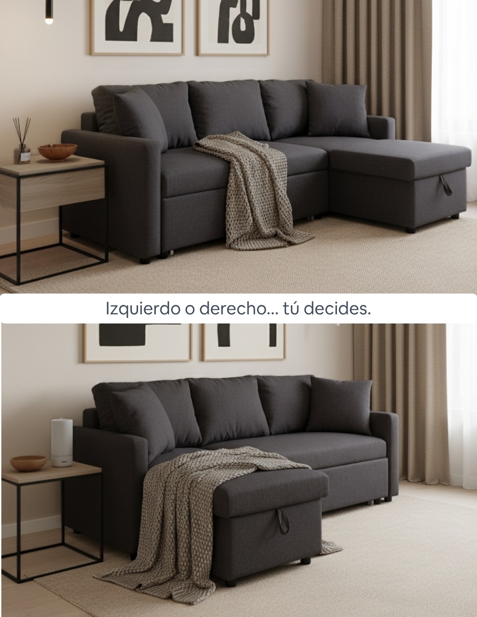 Sofá cama armable Segovia Easy Living