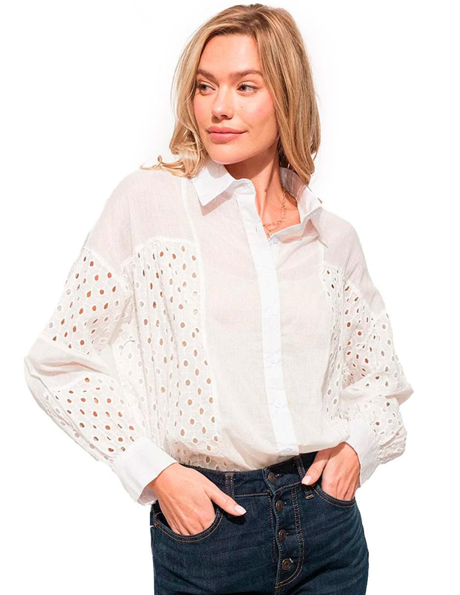 Blusa manga larga para mujer 1