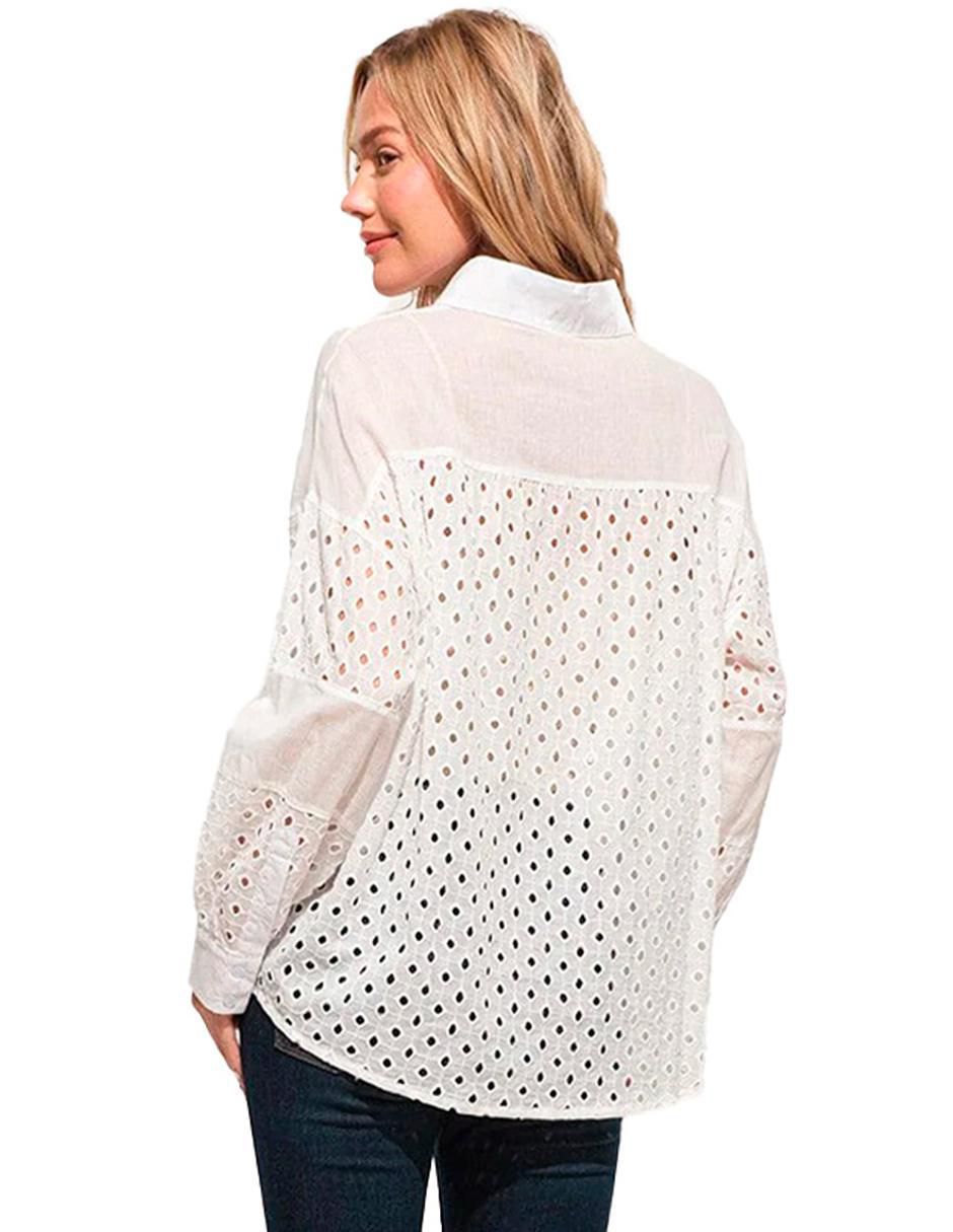 Blusa manga larga para mujer 6