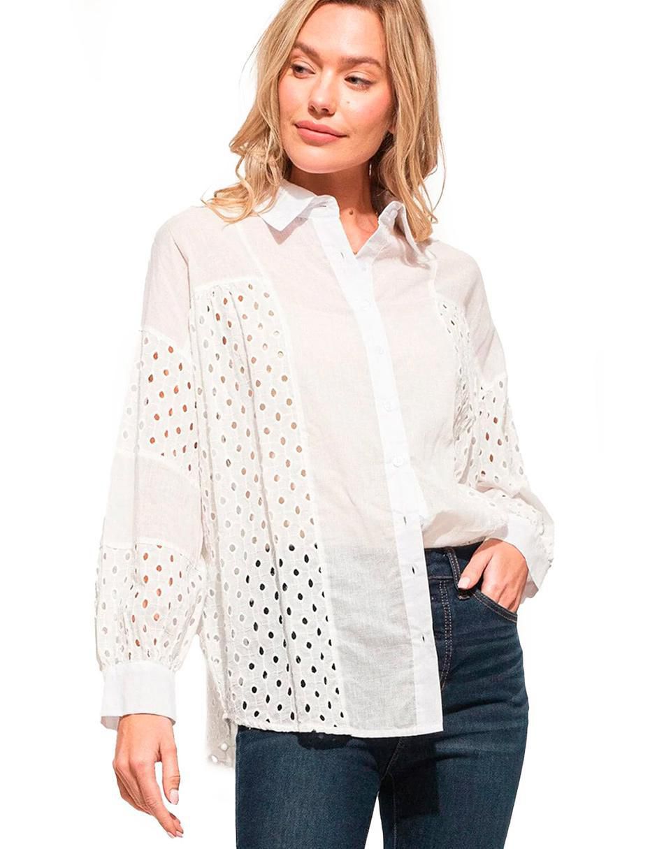 Blusa manga larga para mujer 7