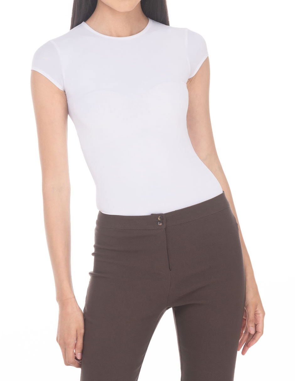 Body cuello redondo para mujer 4