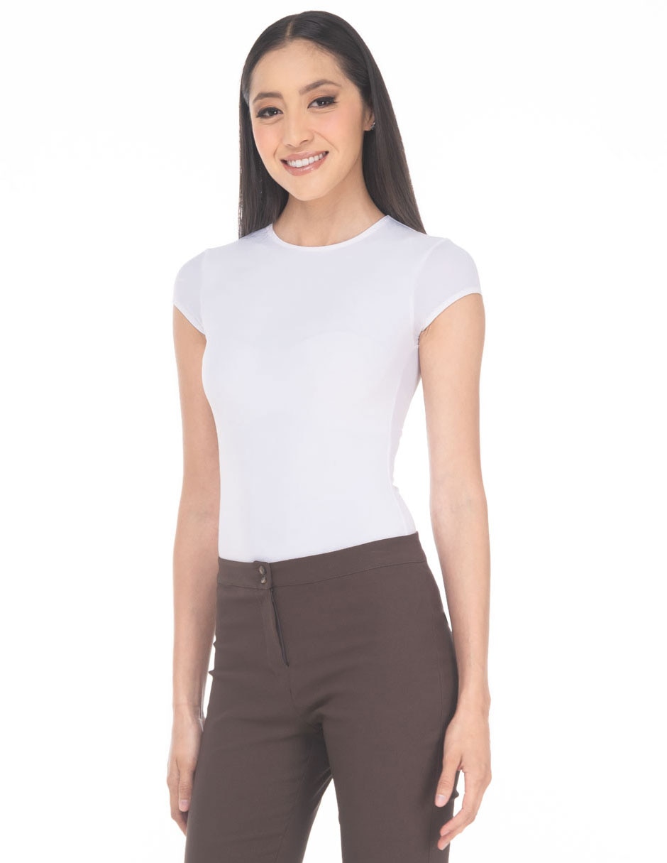 Body cuello redondo para mujer 1