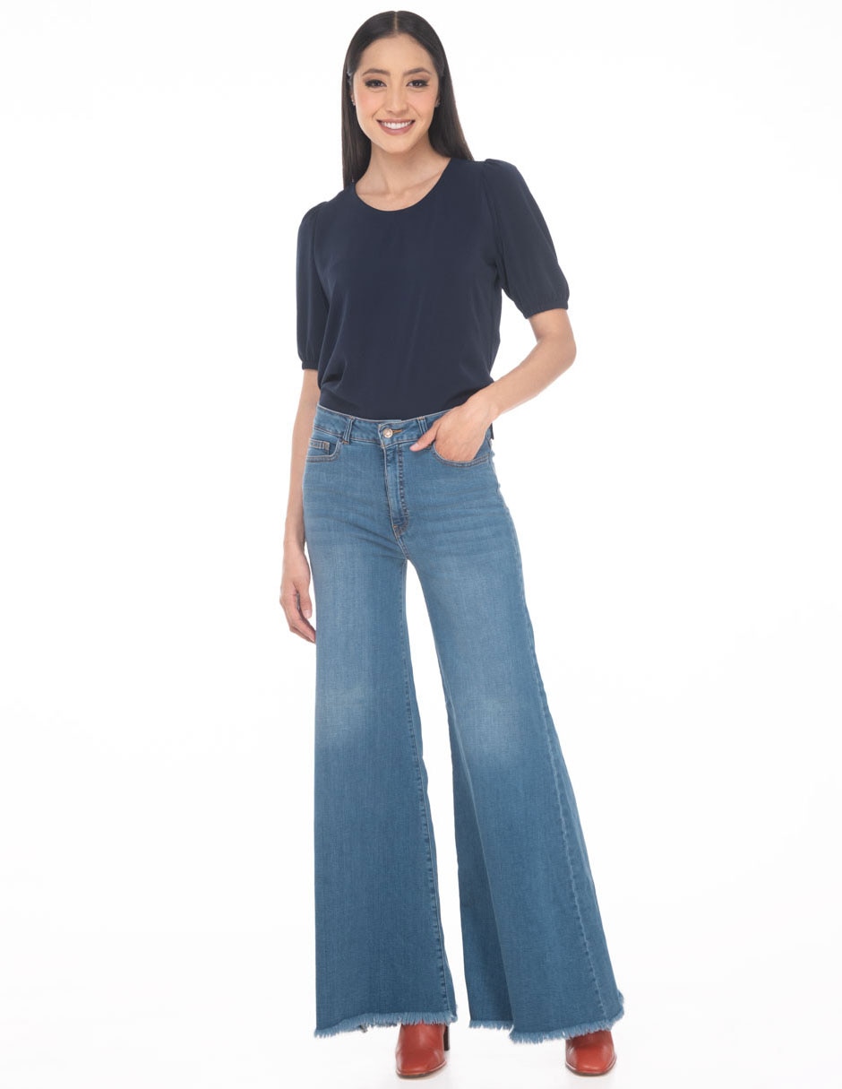 Jeans campana vd3829 para mujer 3