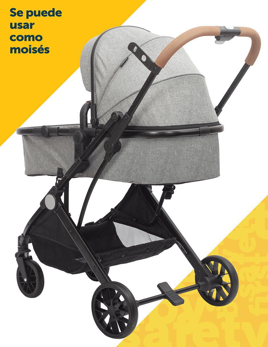 Carriola travel system plegable
