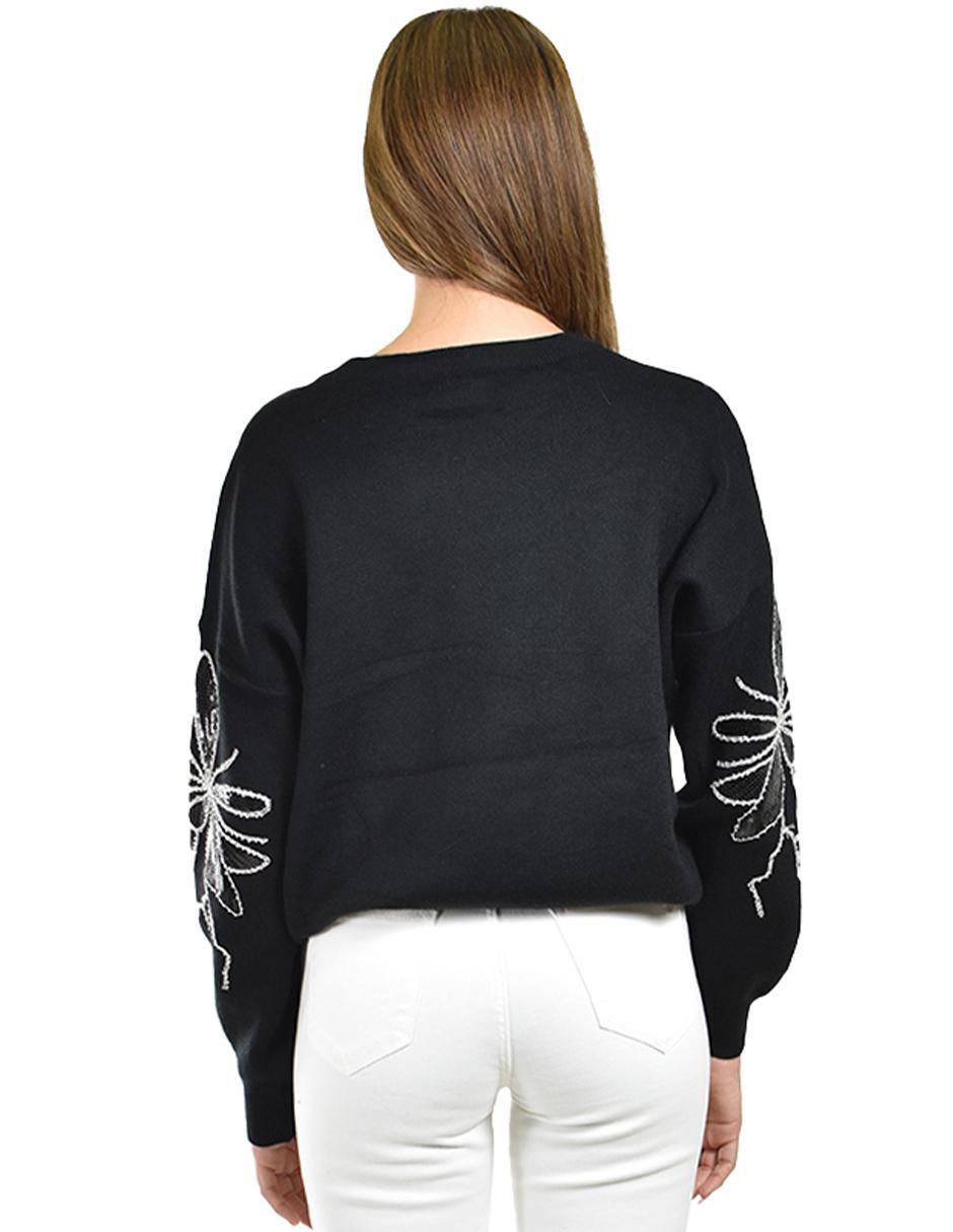 Suéter cuello redondo para mujer 4